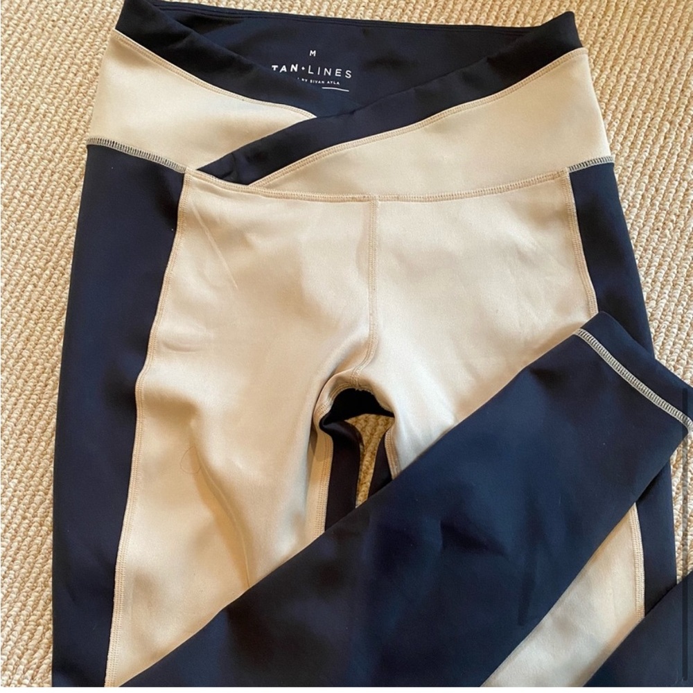 Tan Lines By Sivan Ayla Size M Colorblock Legging - image 1
